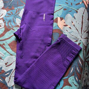 Gymshark Energy+ Seamless Leggings - Indigo Size L